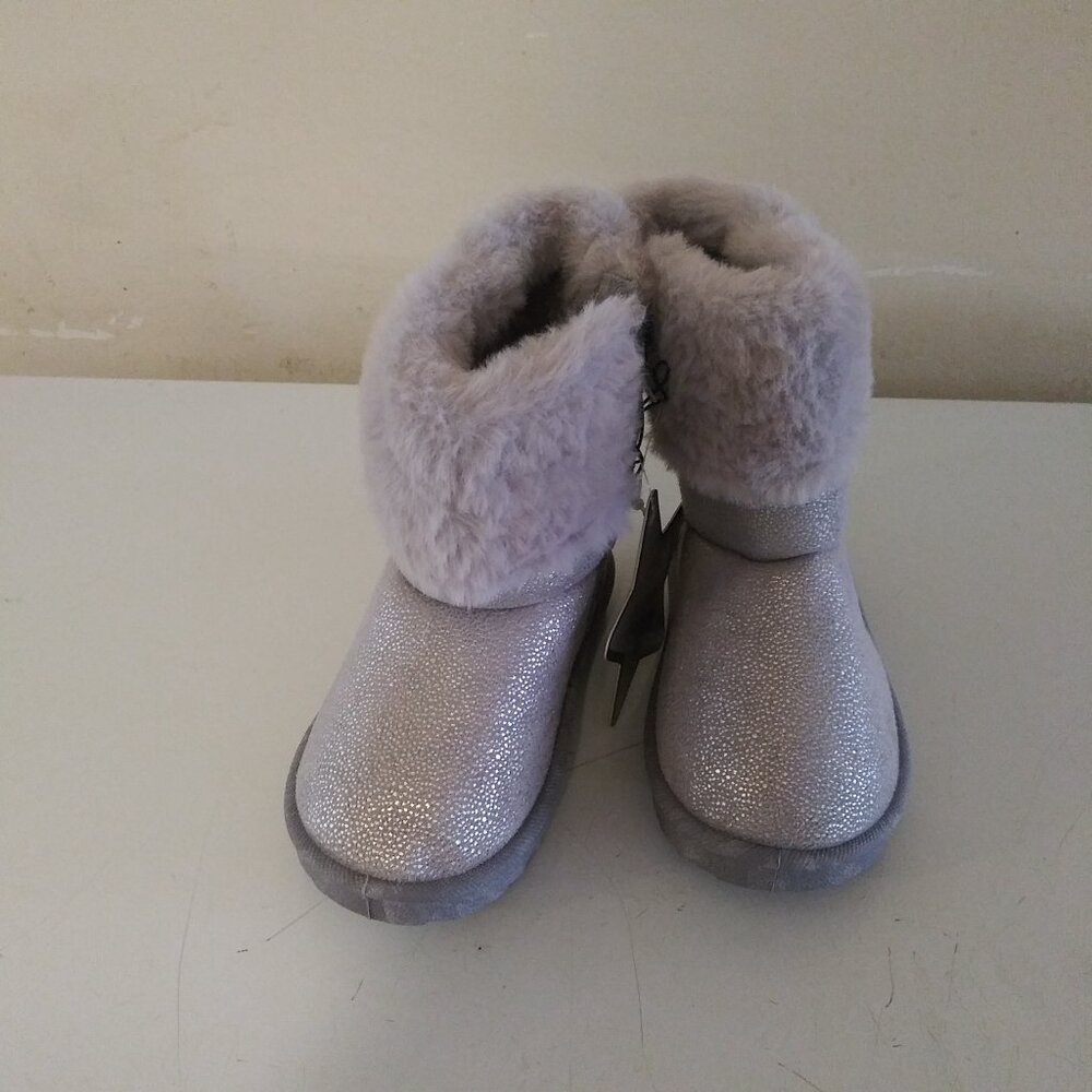 Silver boots